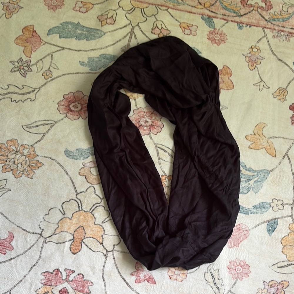 Elegant Black Infinity Scarf
